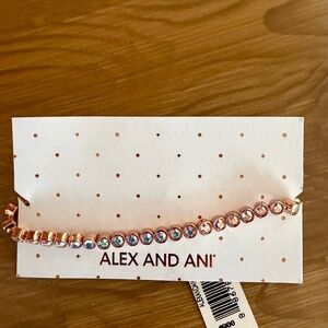 Alex and Ani Rose Gold Tennis Bolo Bracelet – Elegant & Adjustable